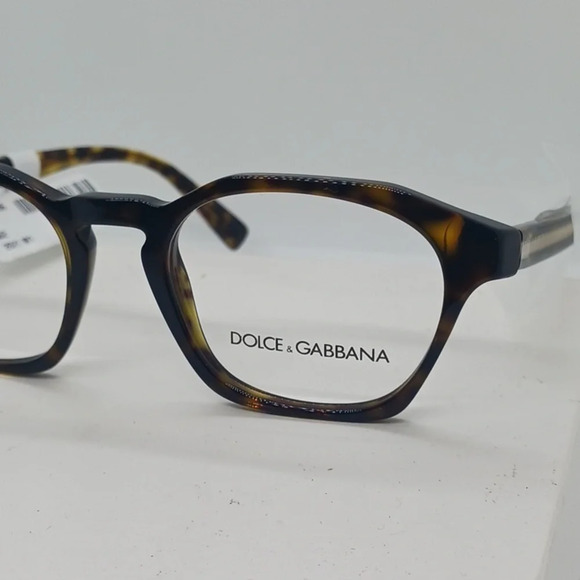 NWT RX-ABLE DOLCE & GABBANA DG3336 HAVANA EYEGLASS FRAMES - Picture 2 of 6